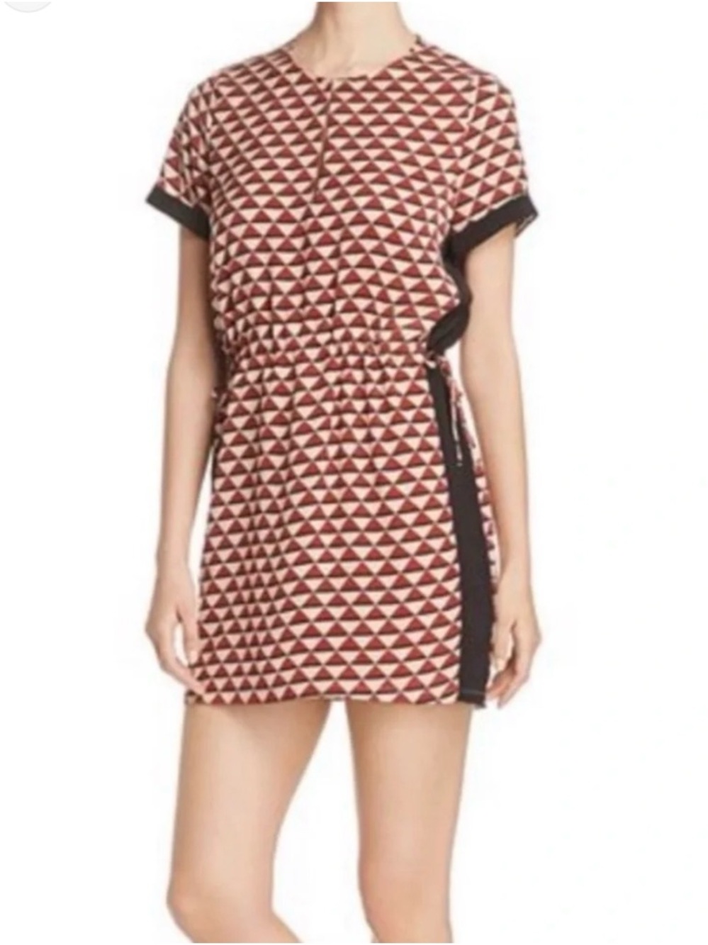 EUC Scotch and Soda Maison Scotch Hip Hop Voila Geometric Print Shift Dress